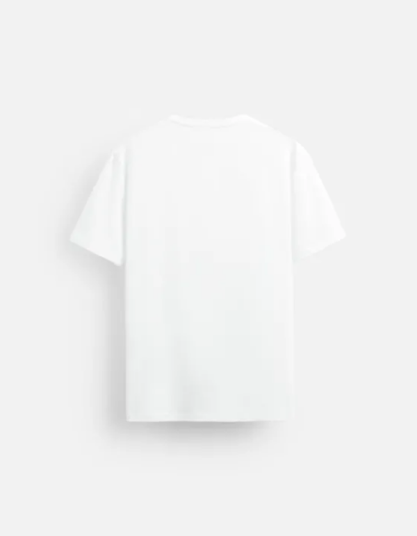 White Plain Oversized Tshirt