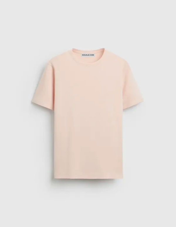 Light Pink Plain Oversized Tshirt