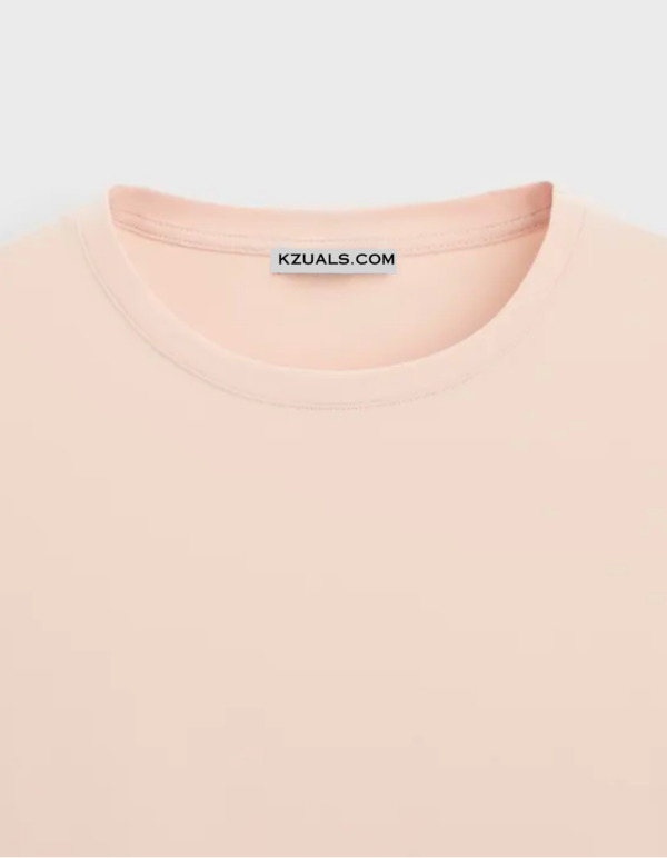 Light Pink Plain Oversized Tshirt